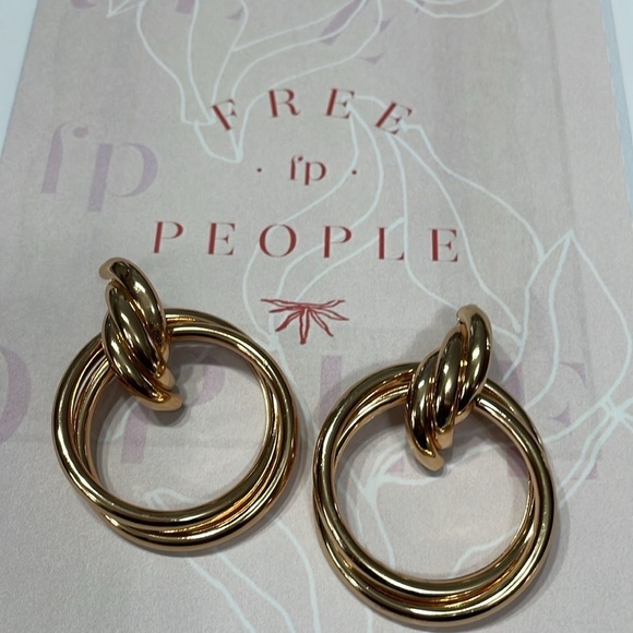 Free People Knock Knock Hoop Earrings - Picture 5 of 12